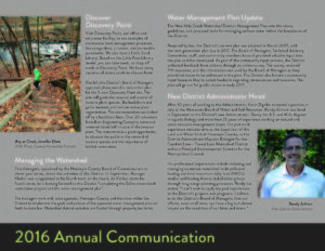 2016 Annual Communication