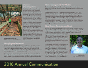 2016 Annual Communication