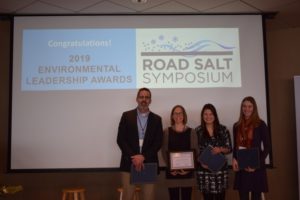 District staff accept the Environmental Leadership Award