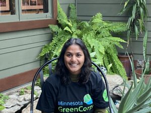 GreenCorps member Rashi DaSilva.