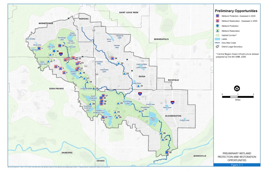 Wetland Assessment Report Nine Mile Creek Watershed District